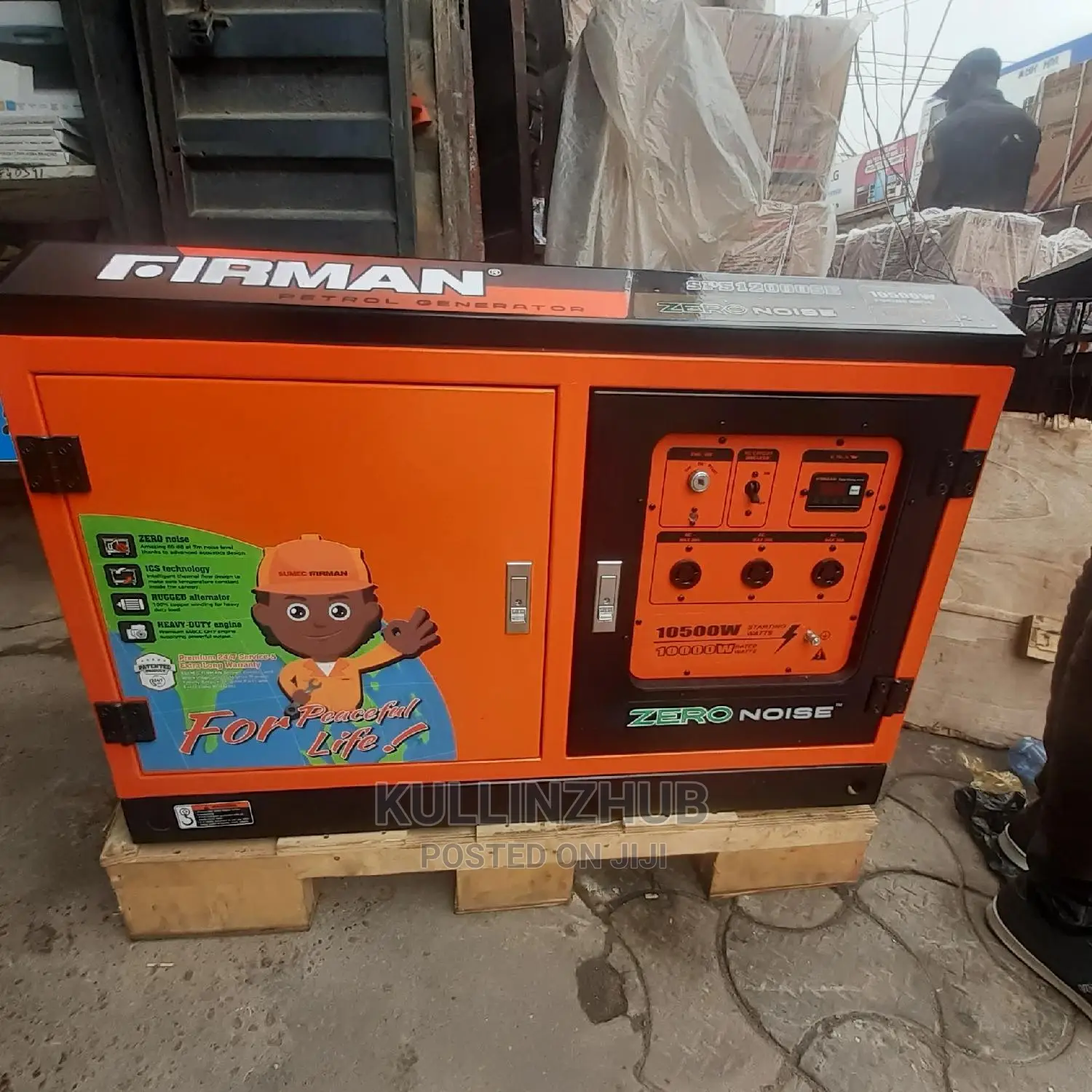 Firman 10kva Keystart Soundproof Petrol Generator-Sps12000se