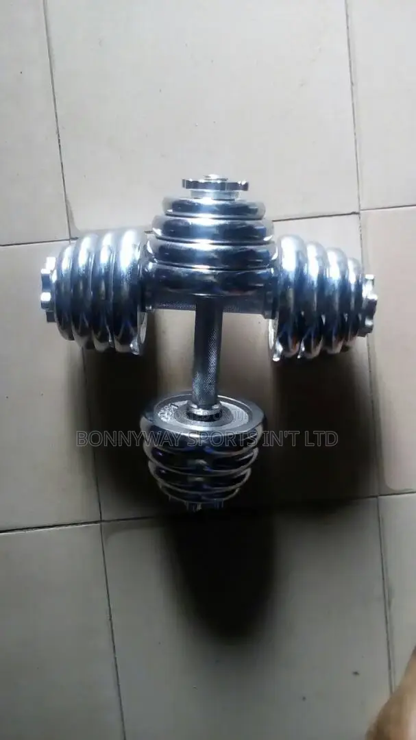 20kg Adjustable Chrome Iron Dumbells