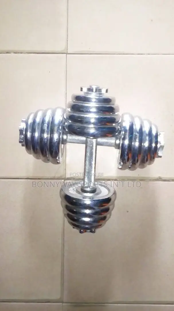 20kg Adjustable Chrome Iron Dumbells