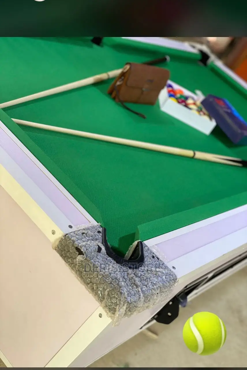 Coin Operated Marble Snooker Board With Full Accessories Non