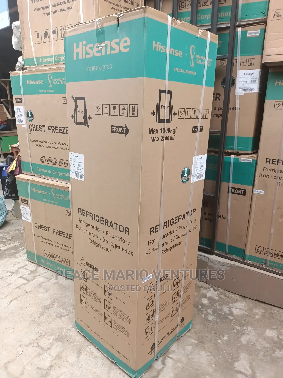 Hisense Double Door Refrigerator Down Freezer With Dispenser