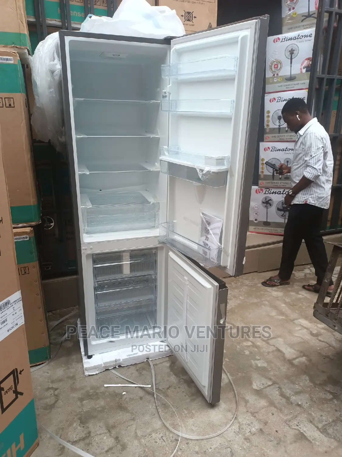 Hisense Double Door Refrigerator Down Freezer With Dispenser
