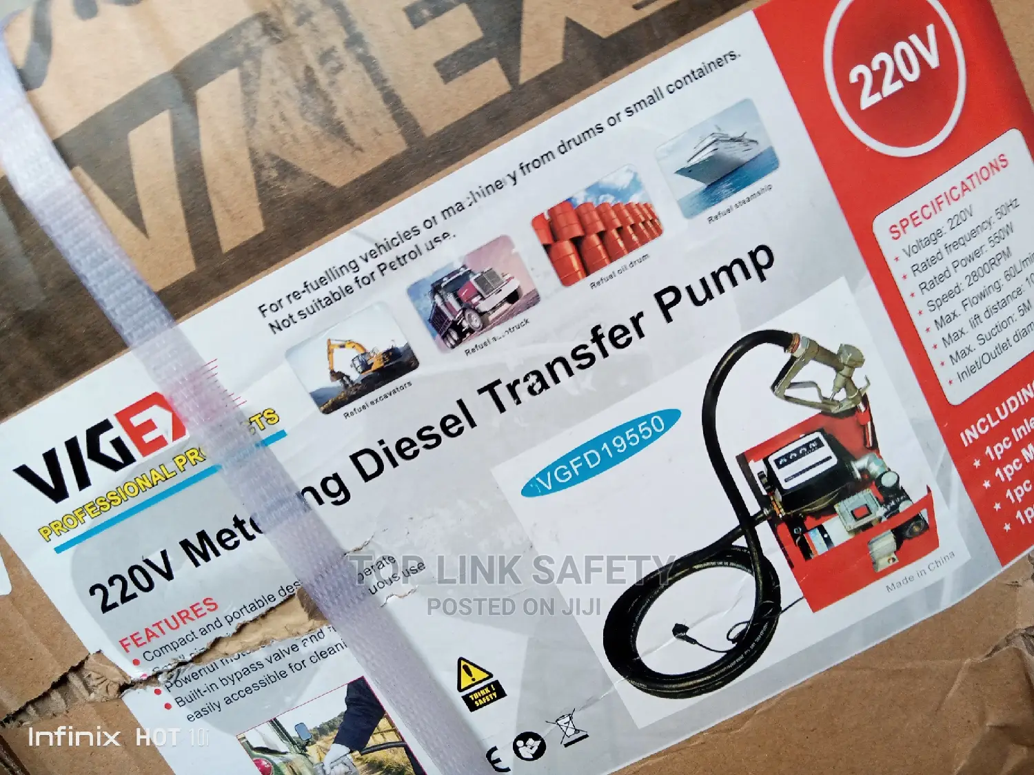Metering Diesel Transfer Pump 220v