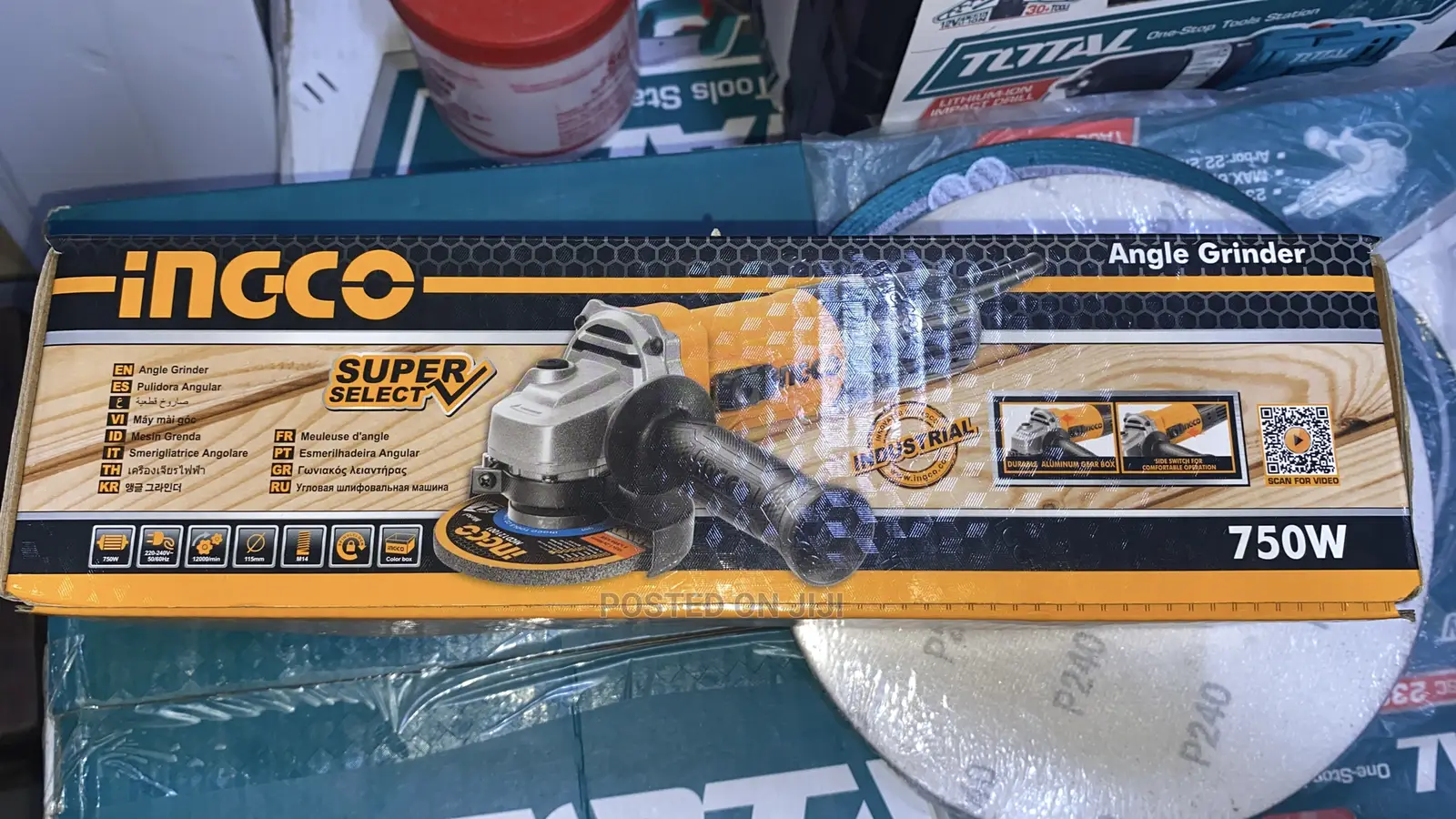 4 1/2” 750W Total Angle Grinding Machine