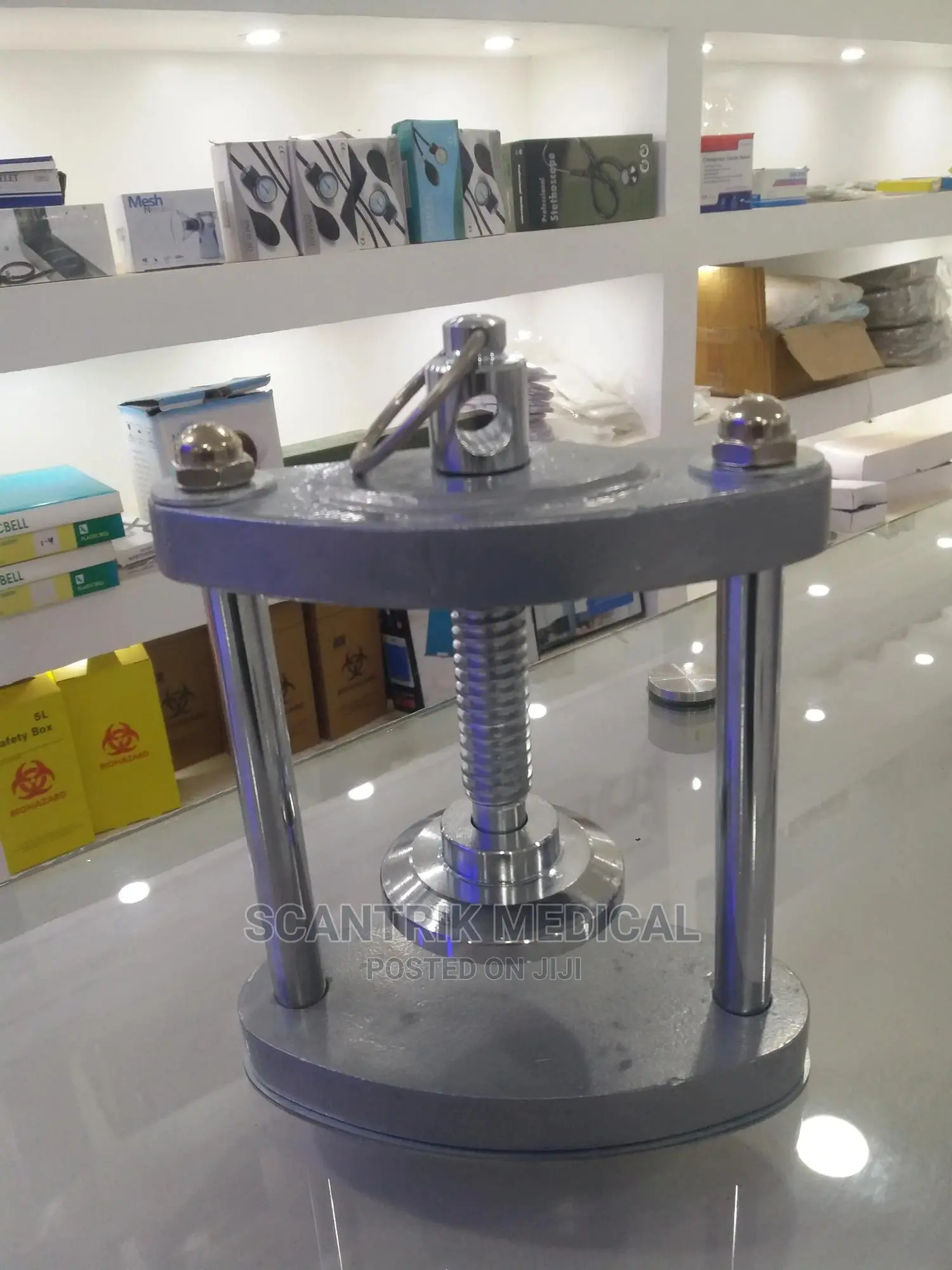 Dental Lab Manual Press Compress With One Aluminum Flask