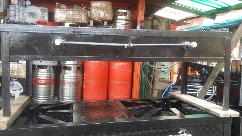 Ind Double Chaker Plate Gas Coo Ker
