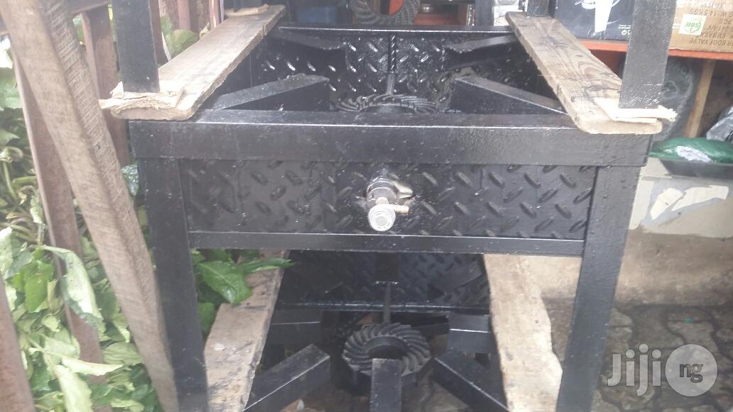 By 8 Pot Standing Base ,Lndustral Gas Cooker