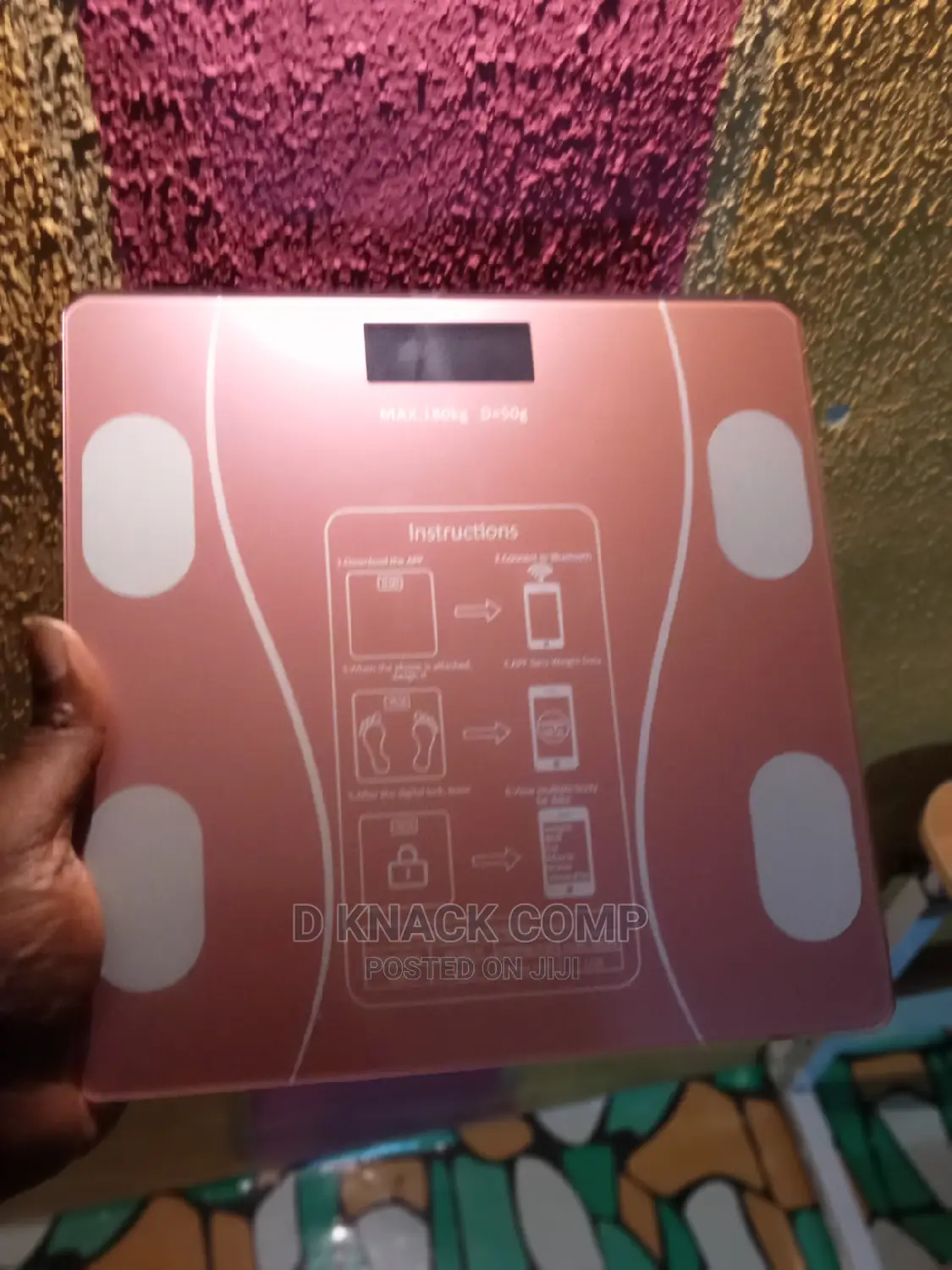 Rechargeable Personal Bluetooth Body Weight Scales
