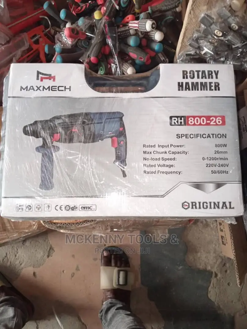 Maxmech Rotary Hammer Rh 800w-26