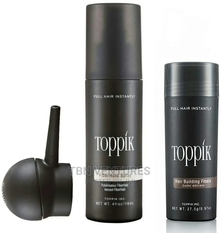 Toppik Hair Building Fibre, Hold Spray Applicator Pump Set