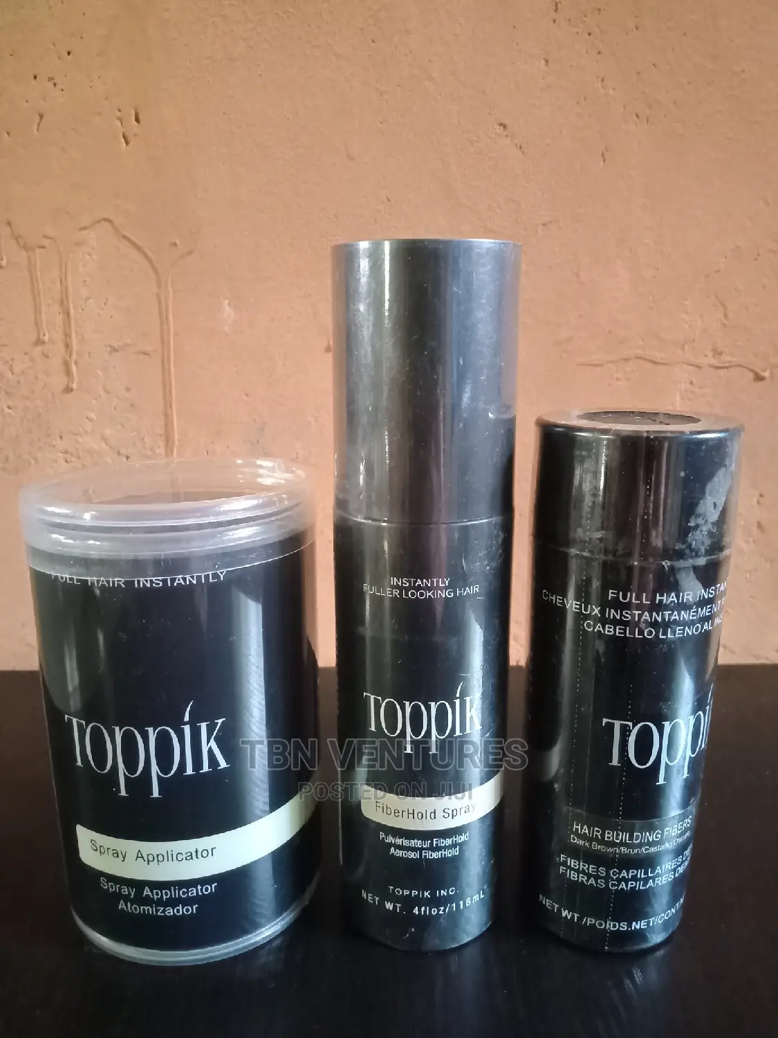 Toppik Hair Building Fibre, Hold Spray Applicator Pump Set