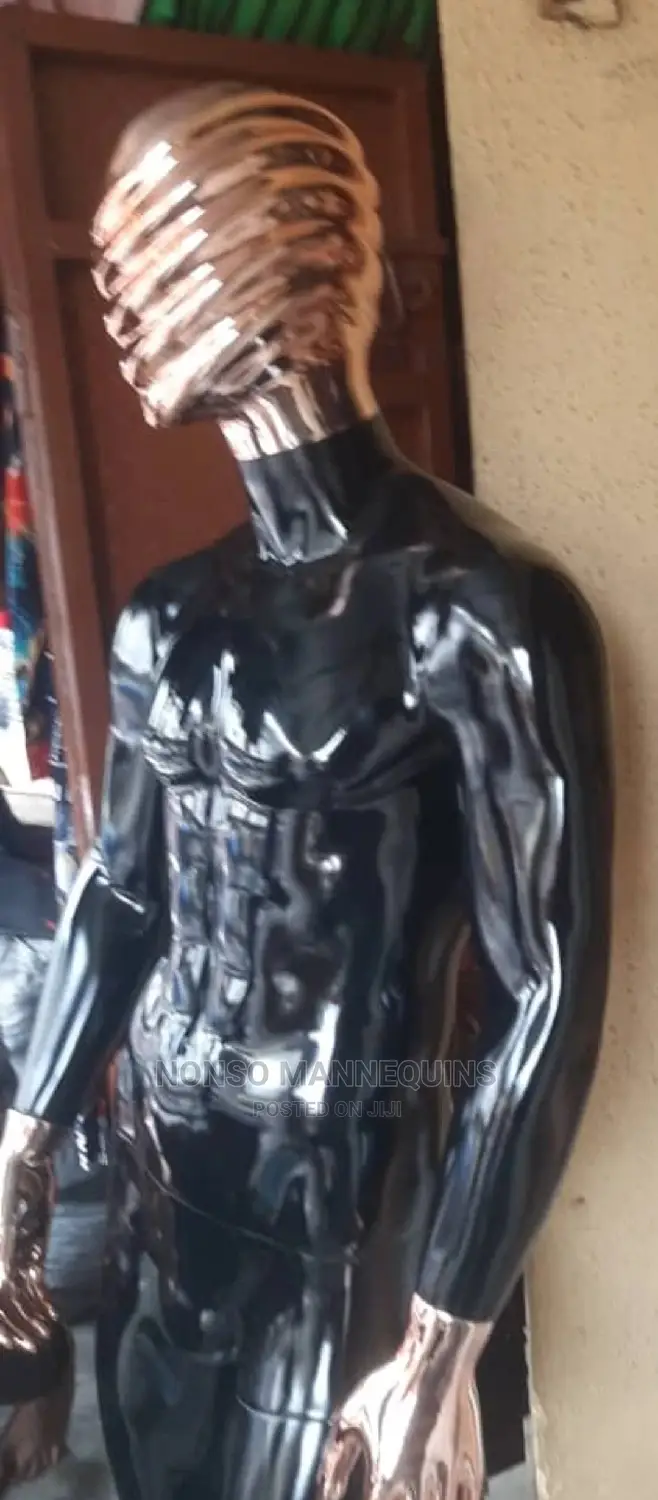 Black Body and Rose Gold Male Display Mannequin
