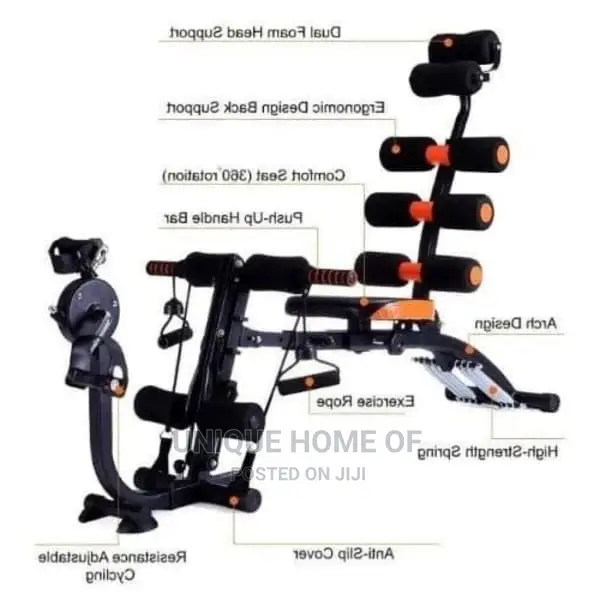 Six Pack Wonder Core With Cycling Pedals