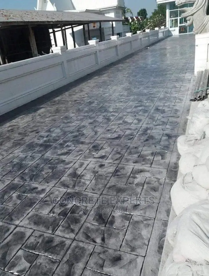 Zazu Stamped Concrete Floor