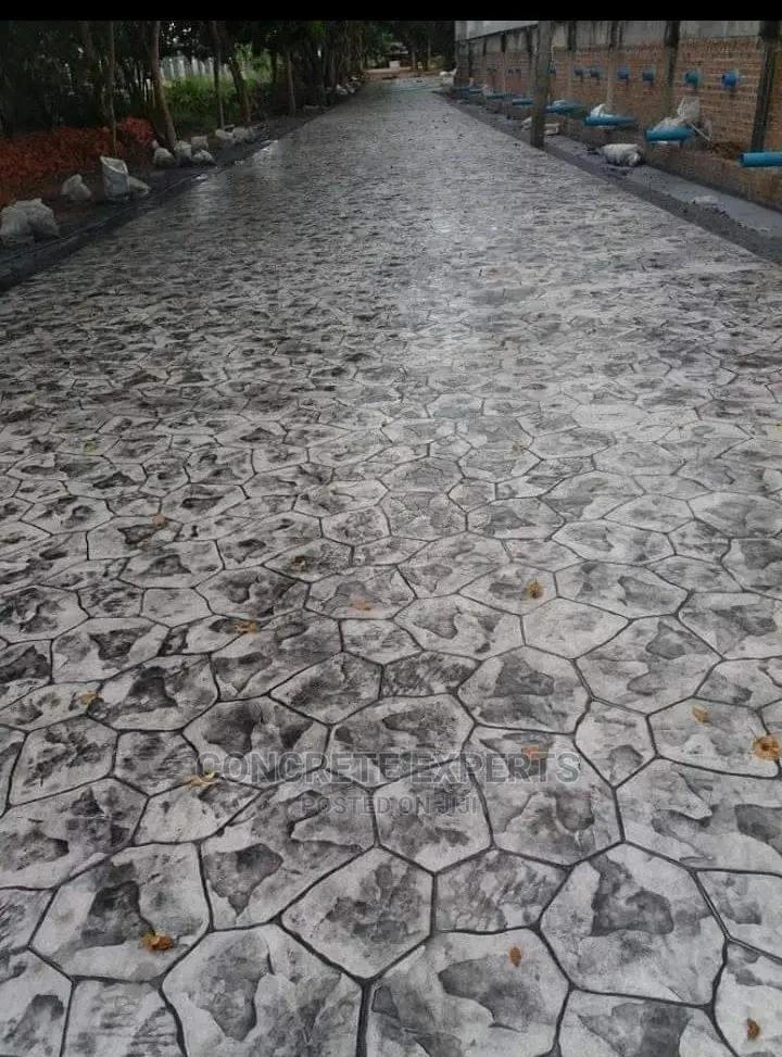 Zazu Stamped Concrete Floor
