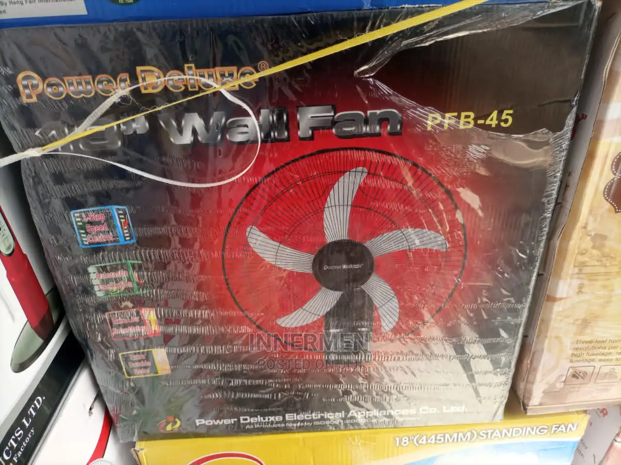 Pwer Deluxe 18" Wall Fan