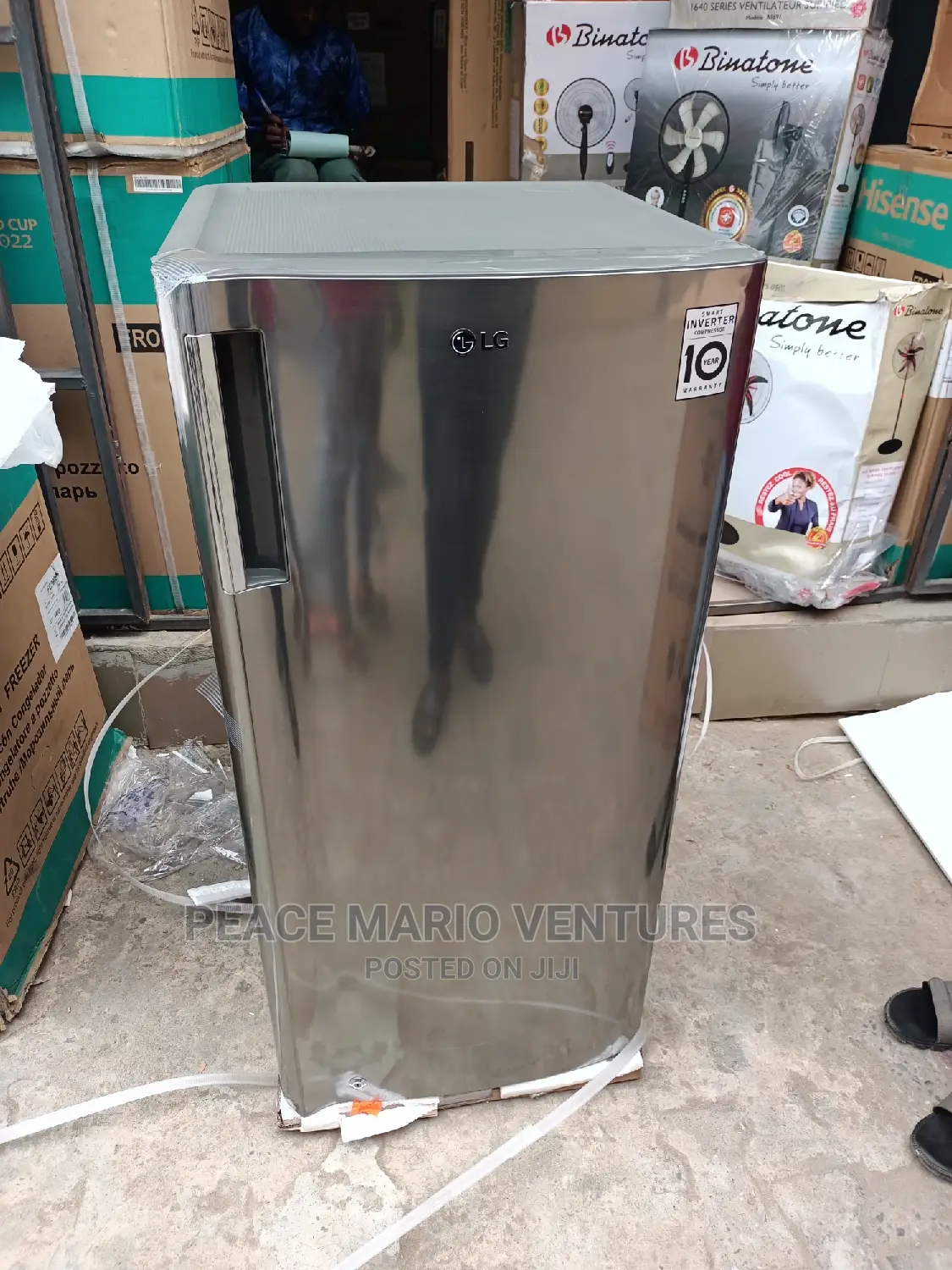 Original Lg Standing Fridge One Door With 10years Warranty.