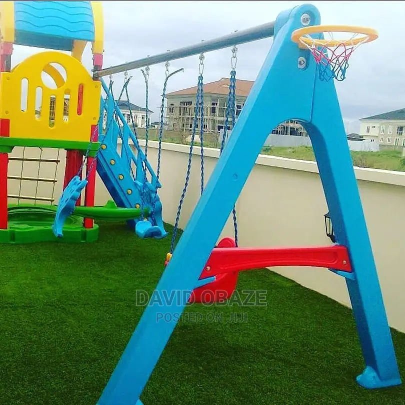 Playsystem Playground Equipment With Basketball