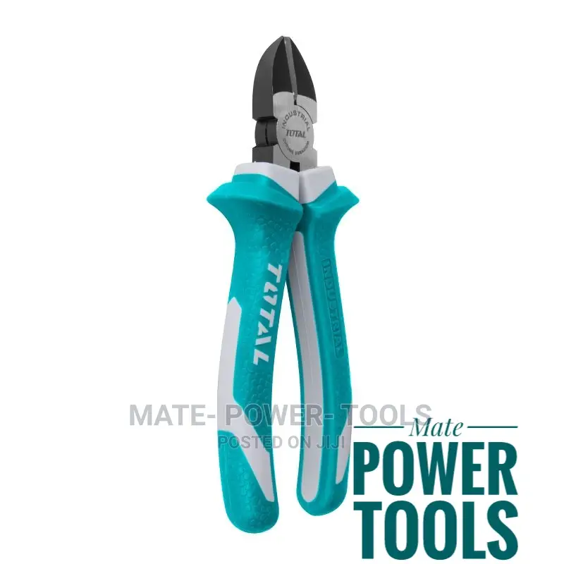 Total Industrial Diagonal Cutting Pliers Cr.V 180mm / 7"