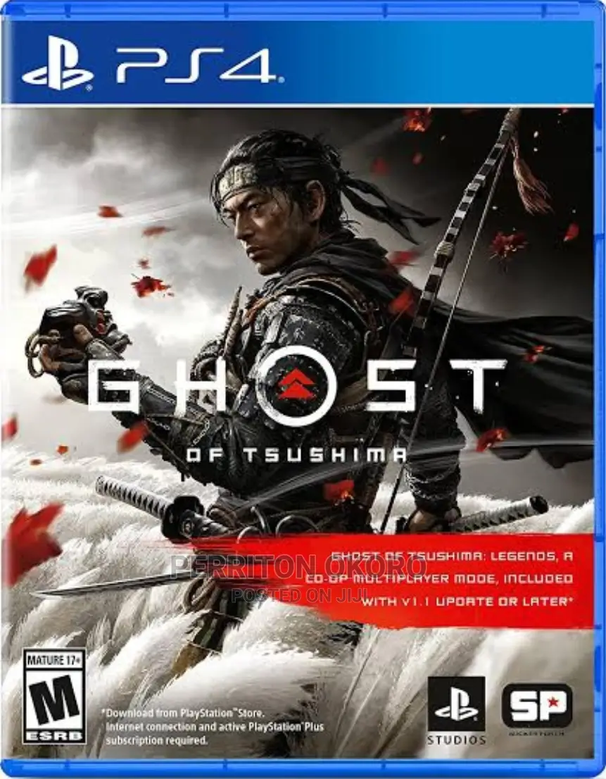 Ghost of Tshushima and All PS4 Games Available