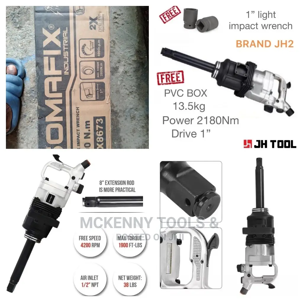 Soma Duty Air Impact Wrench 1” Lori Air Gun 2180nm