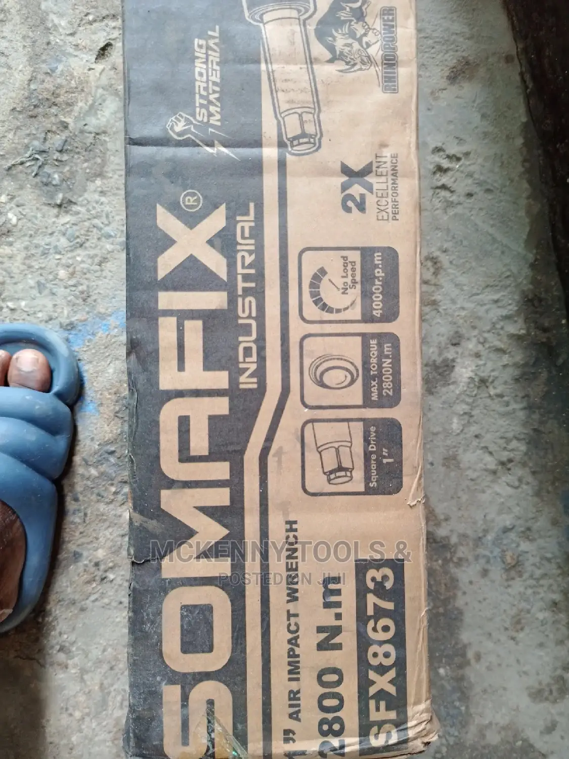 Soma Duty Air Impact Wrench 1” Lori Air Gun 2180nm
