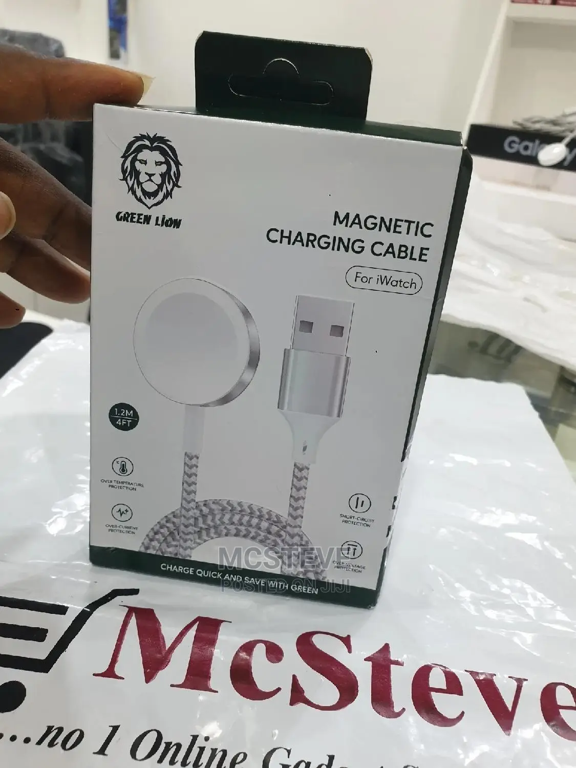 Green Apple Watch Charger