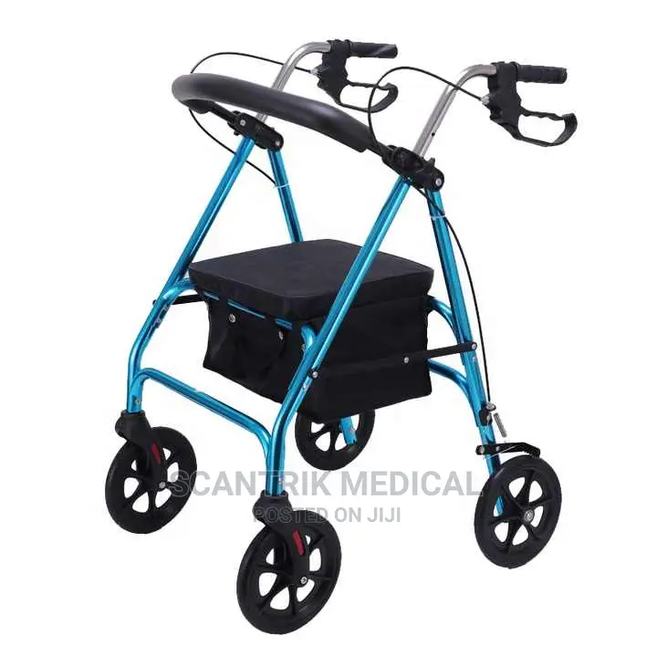 Foldable Upright Aluminum Rollator