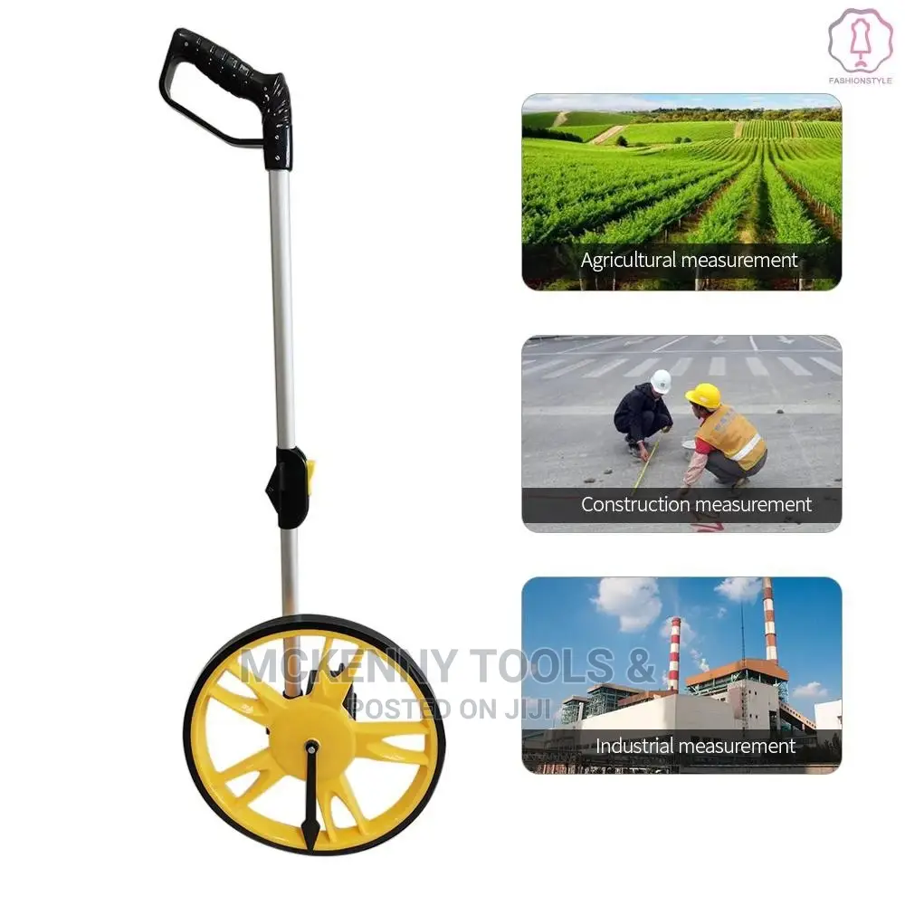 318mm Collapsible Mechanical Distance Measuring Wheel Hand