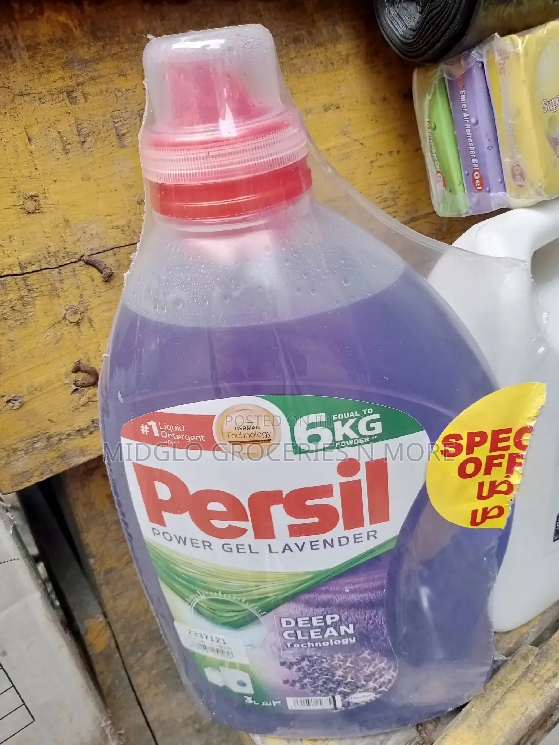 Persil Power Gel Lavender 6 Kg