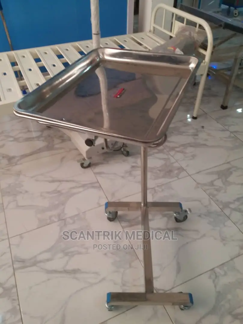 Mayo Standing Moveable Hospital Tray
