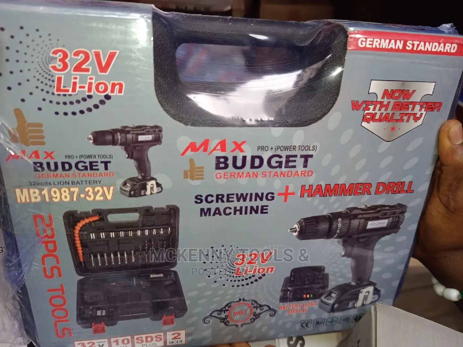 32V (Power Tools) Cordless Drill Budget German Standard 32V