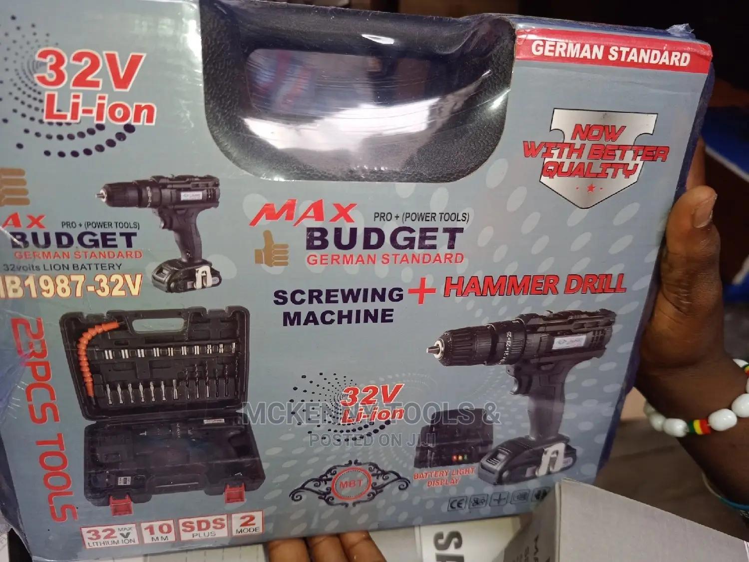 32V (Power Tools) Cordless Drill Budget German Standard 32V