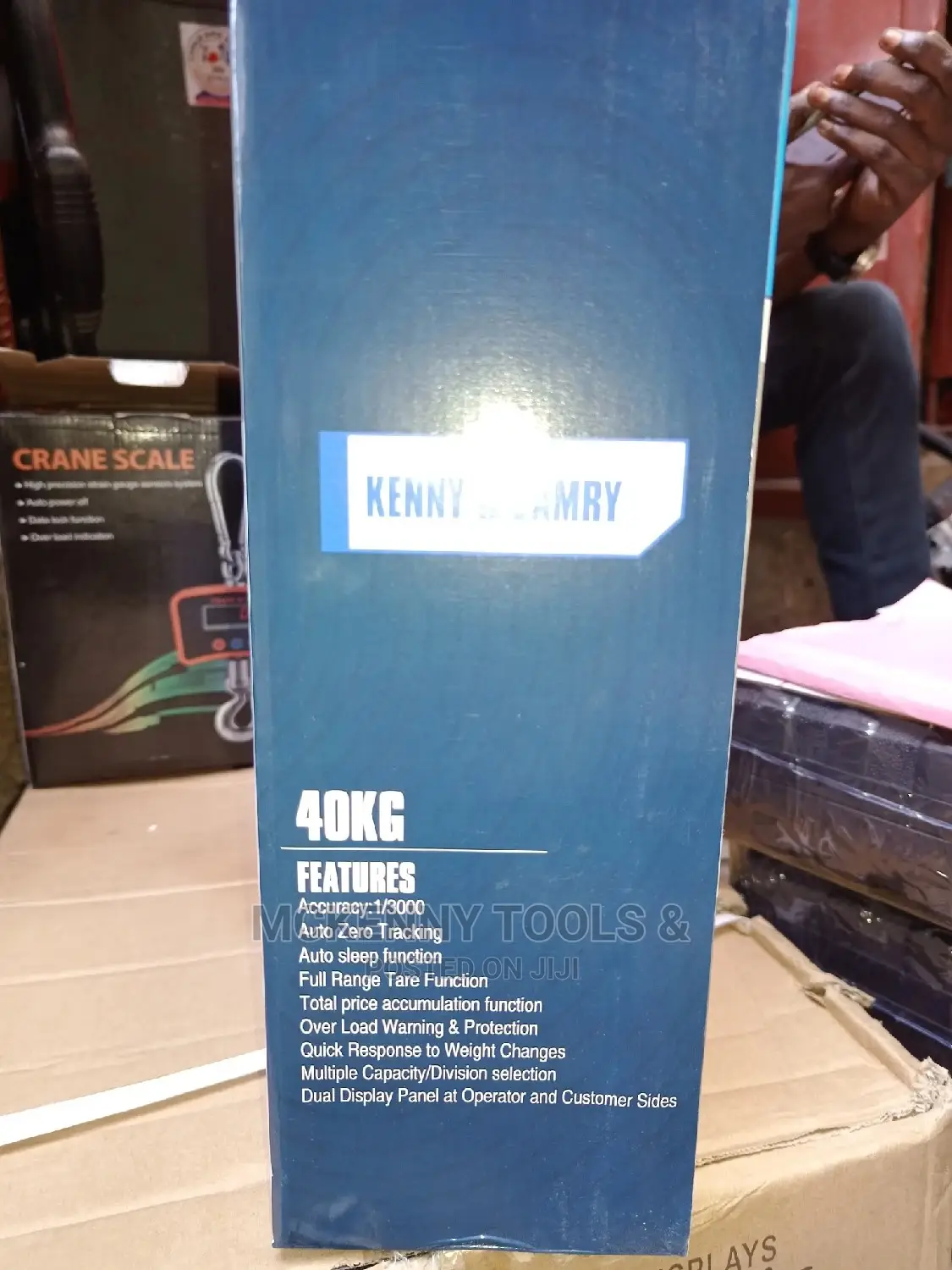 Crane Scale Kenny Camry 40kg Features Accuracy:1/3000