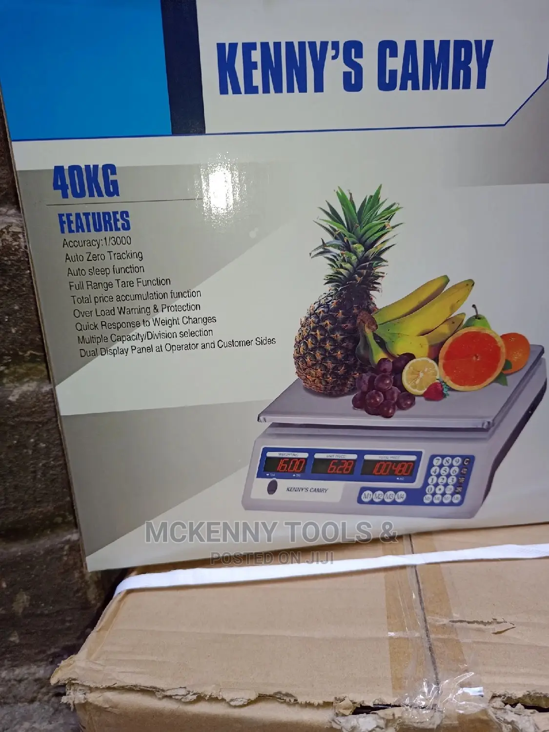 Crane Scale Kenny Camry 40kg Features Accuracy:1/3000