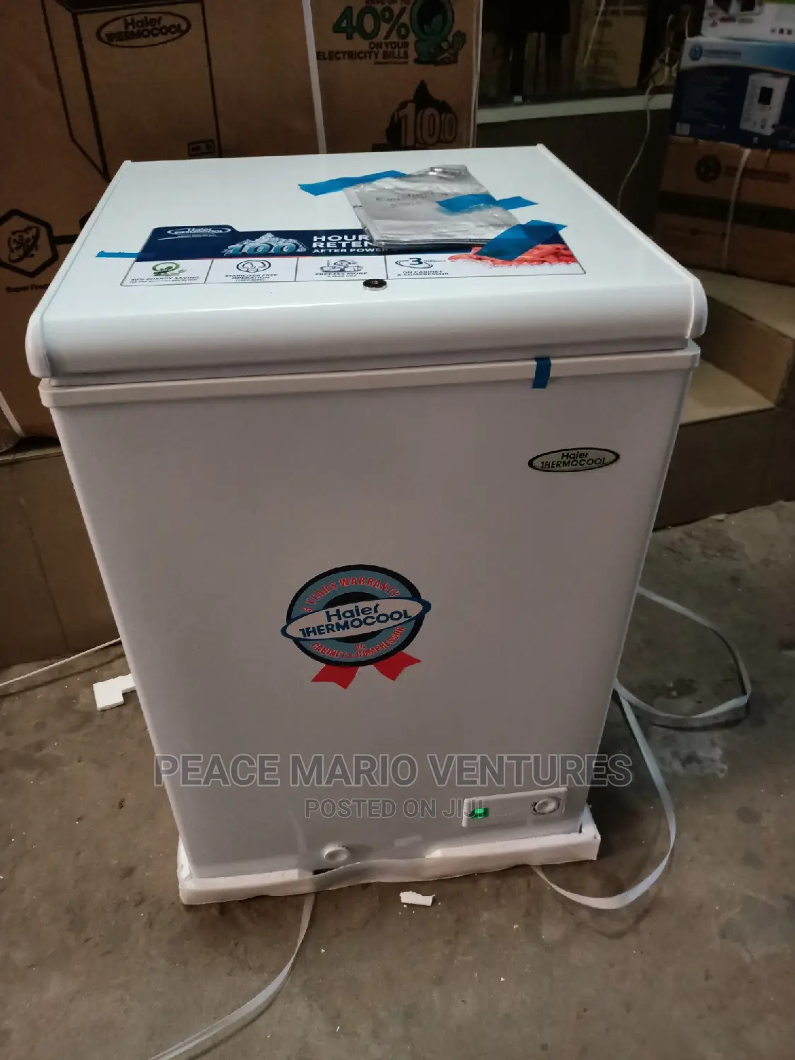 Thermocool Deep Freezer 100litres With 3years Warranty Key.