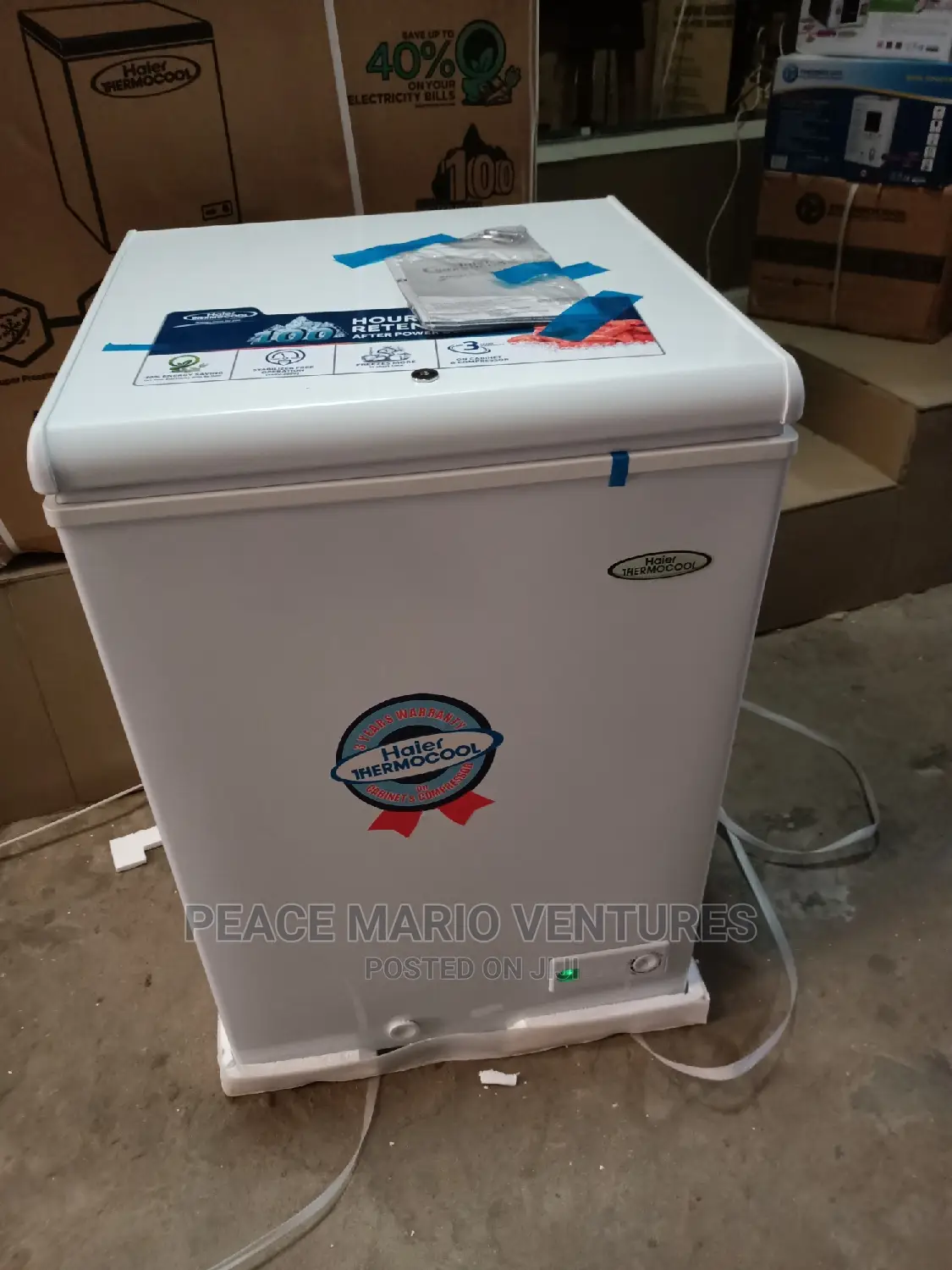 Thermocool Deep Freezer 100litres With 3years Warranty Key.