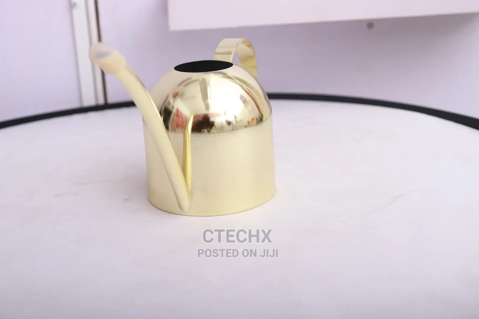Zero Flaw Gold 350mm Long Narrow Gooseneck Kettle