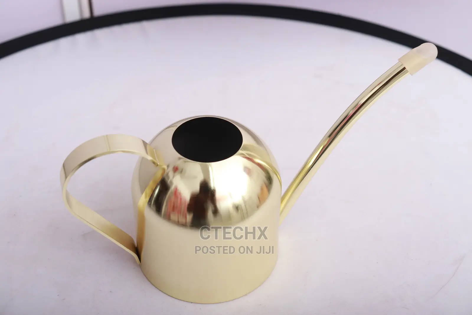 Zero Flaw Gold 350mm Long Narrow Gooseneck Kettle
