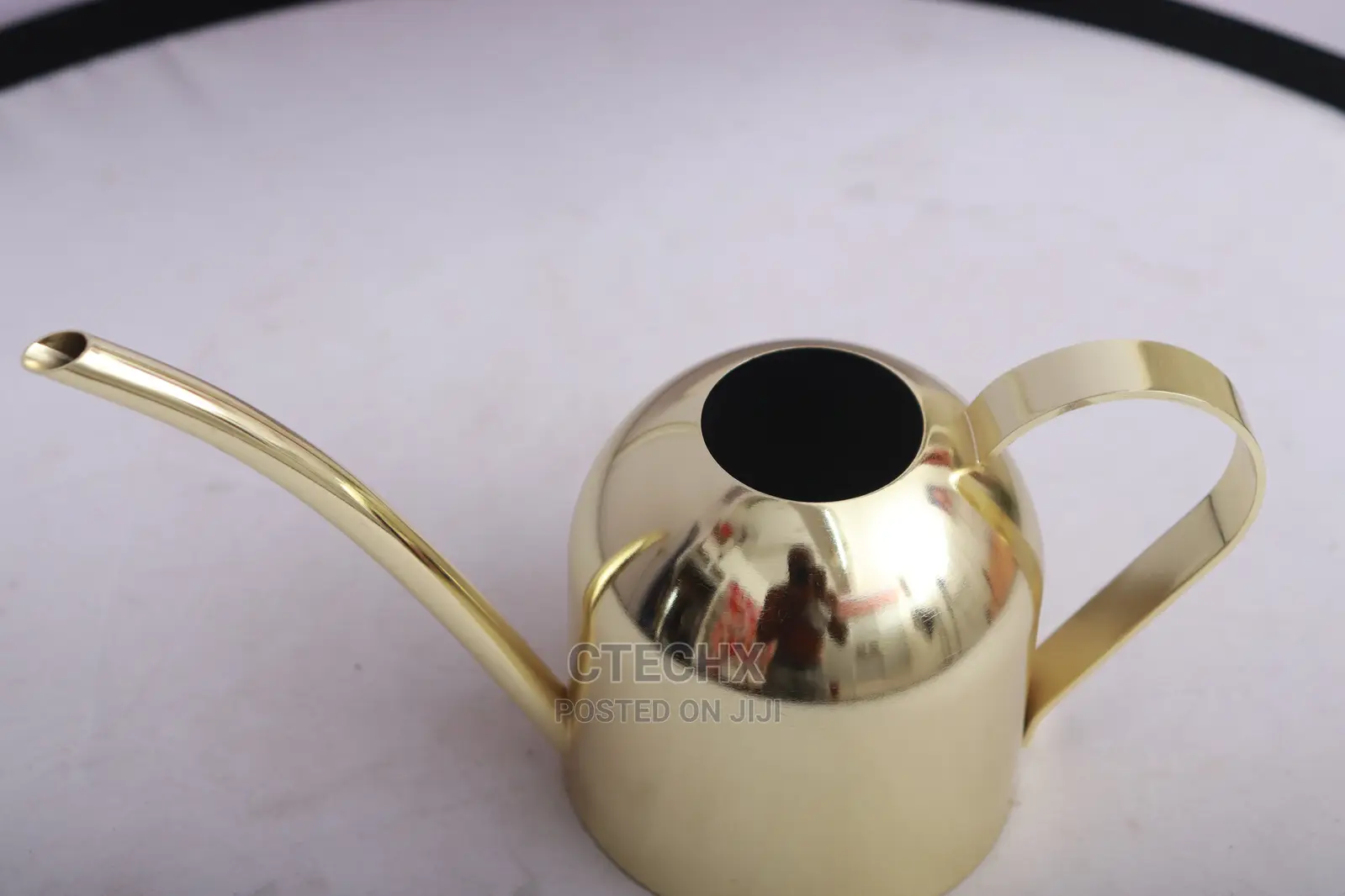 Zero Flaw Gold 350mm Long Narrow Gooseneck Kettle
