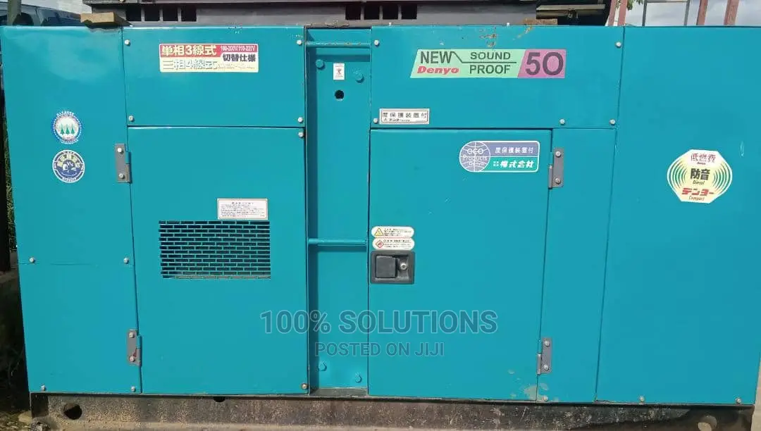 50KVA Denyo Sound Proof Generator for Sale. Japan