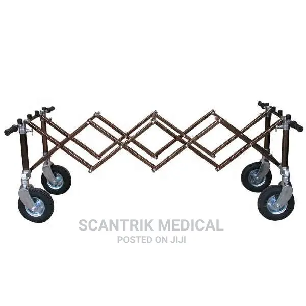 Adjustable Non-Slip Funeral Trolley