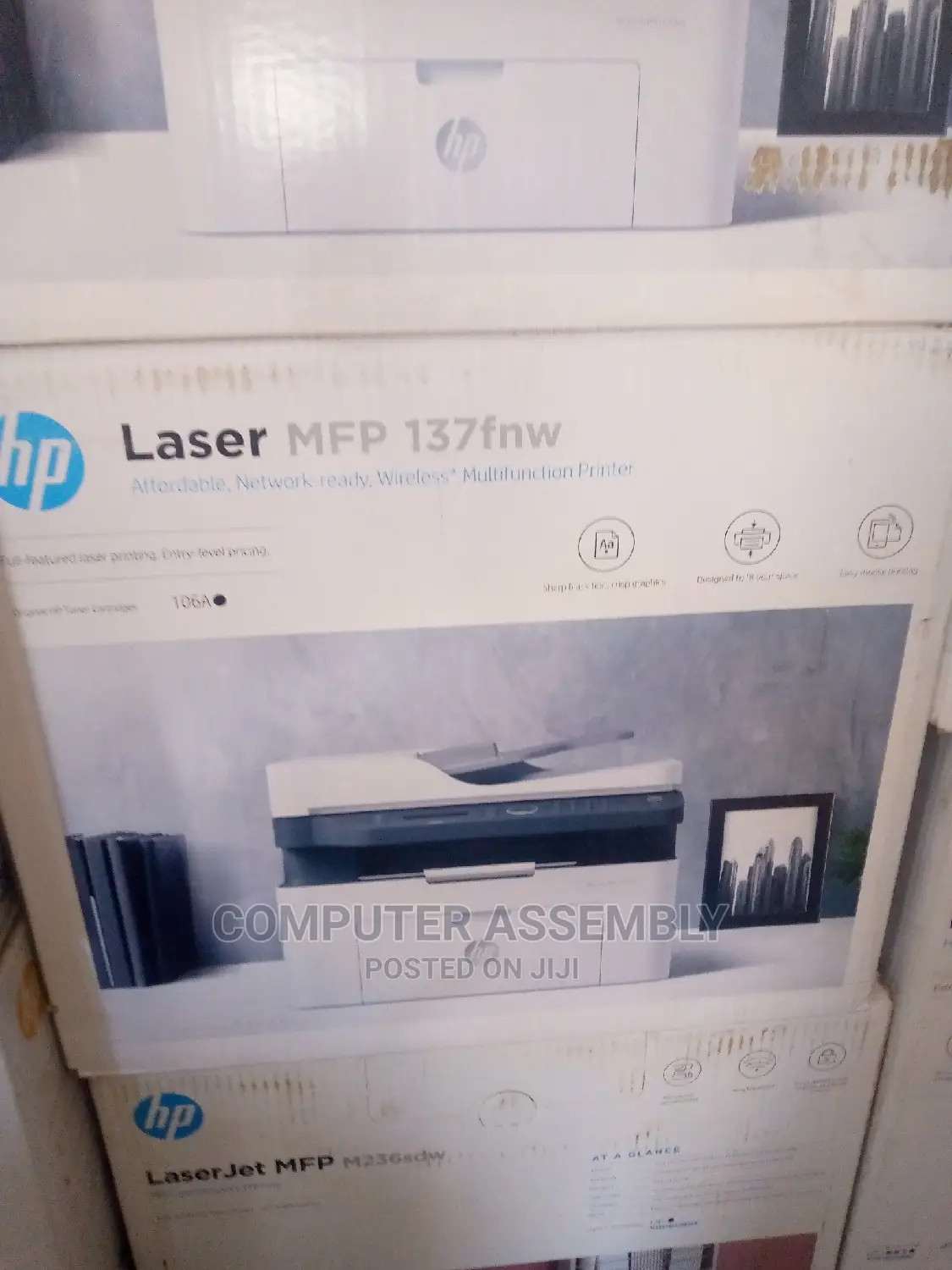 Hp Pro M137fnw(Fax, Network Wireless) MFP Laserjet Printer