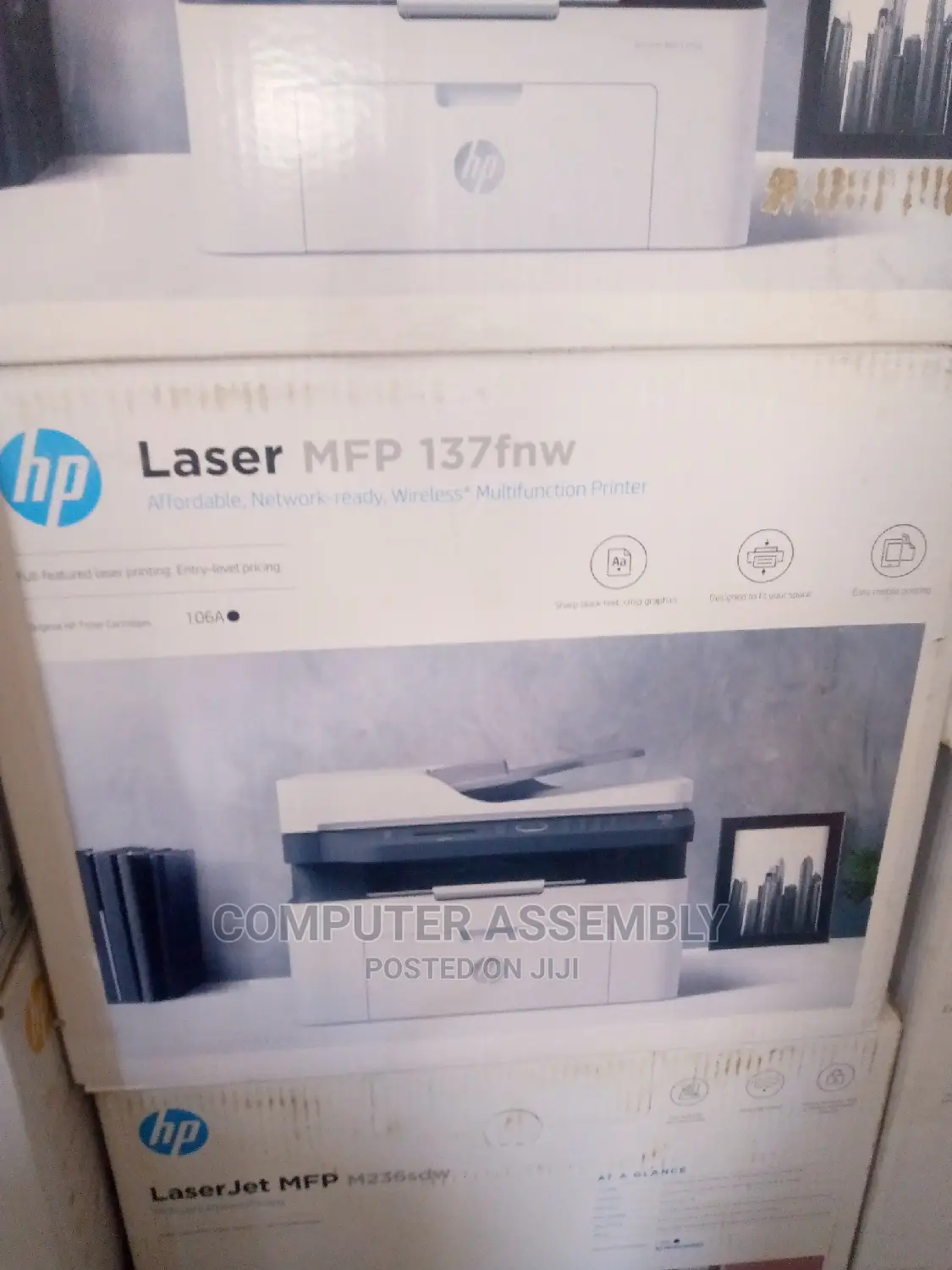 Hp Pro M137fnw(Fax, Network Wireless) MFP Laserjet Printer