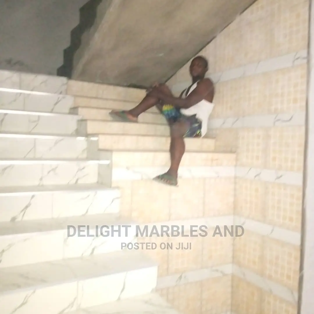 Red Granite Staircase