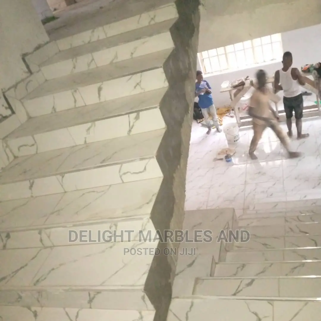 Red Granite Staircase