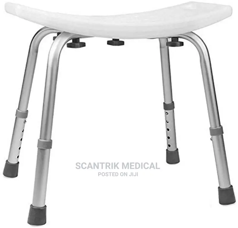 Medical Shower Chair Without Backrest White