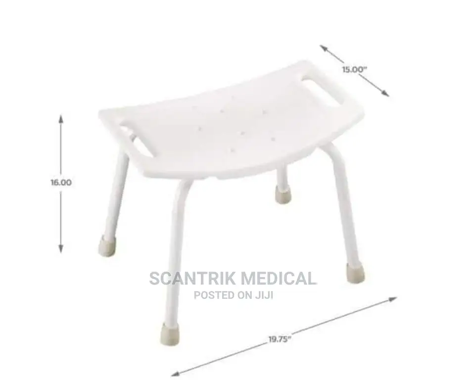 Medical Folding Shower Chair Without Backrest Bath Bench