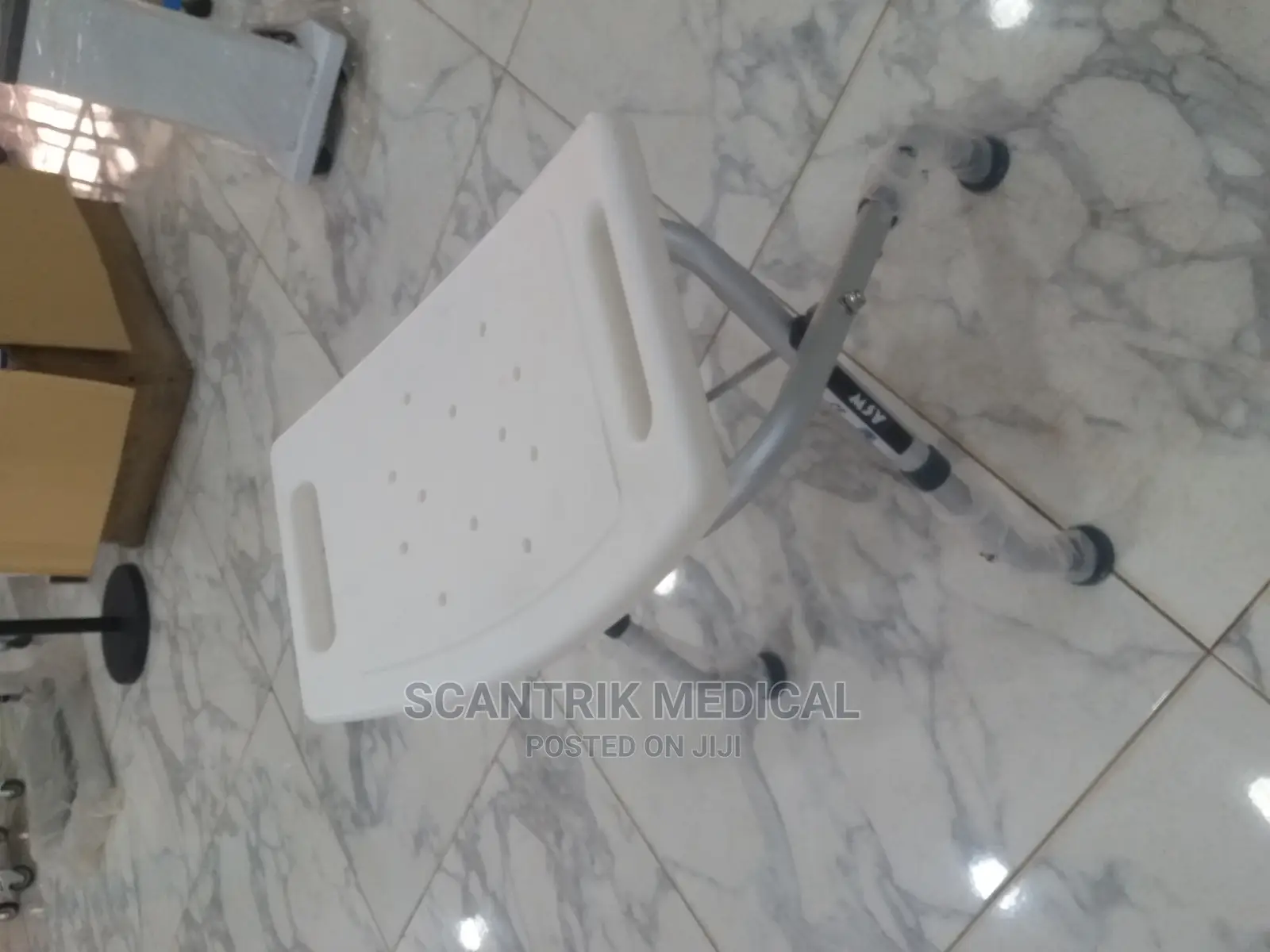 Portable Shower Chair Seat Bath Bench Without Backrest