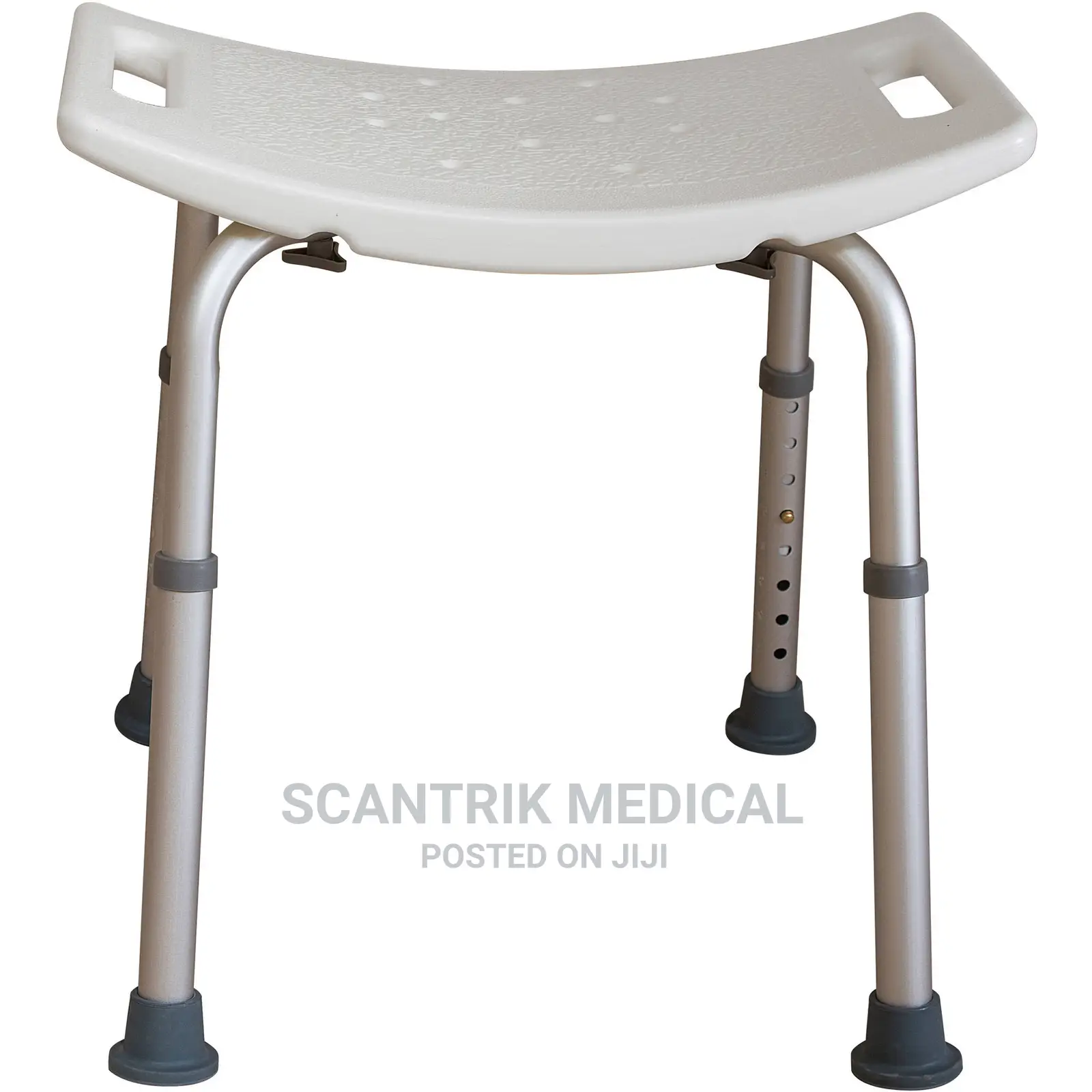 Portable Shower Stool Foldable Bath Bench White